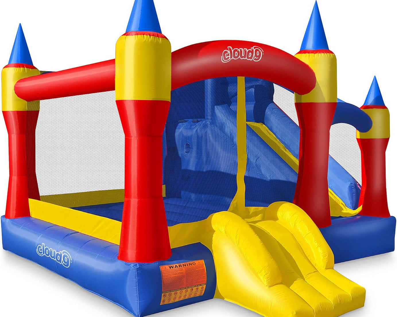 Royal Slide Bounce House with Blower, Inflatable Bouncing Jumper for Kids