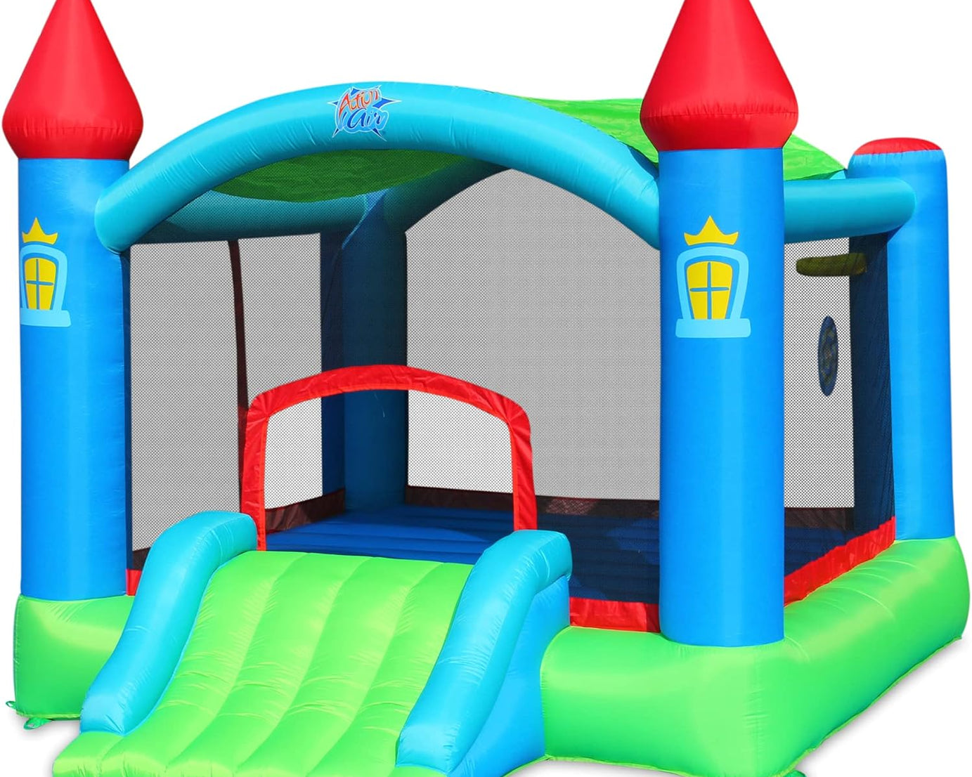 Bounce House, Outdoor Inflatable Bouncer with Blower, Giant Extra Large Jumping Area and Removable Sunroof, Bouncy Castle for Kids